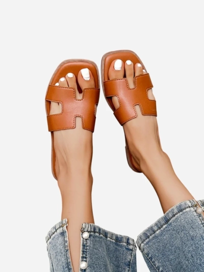 Royalfashion moteriški plokšti sandalai Eval