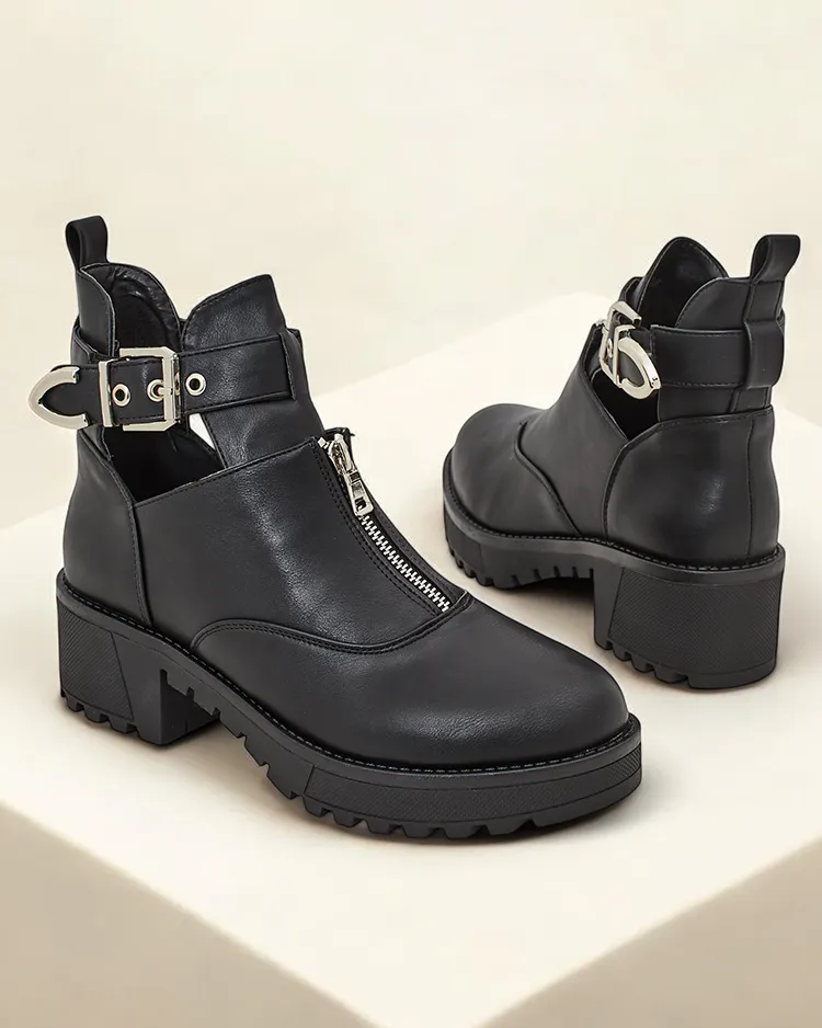 Royalfashion Moteriški batai modelio booterkės Komowi