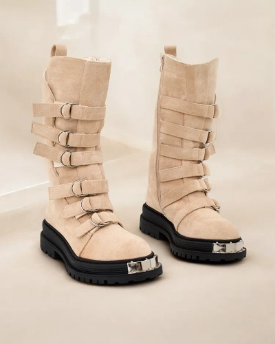 Женские высокие сапоги Royalfashion Edi