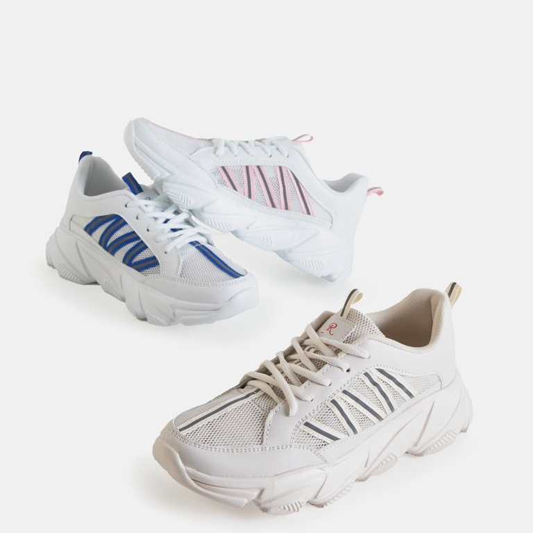 Бежевые женские кроссовки Justar