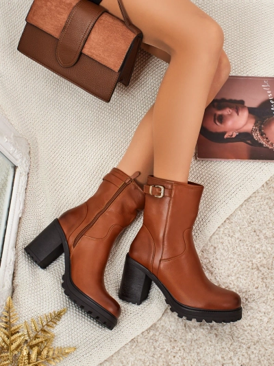 Женские ботильоны Sylvarra из экокожи на каблуке