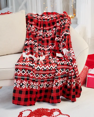 Karališka mada Kalėdinė antklodė 200x220