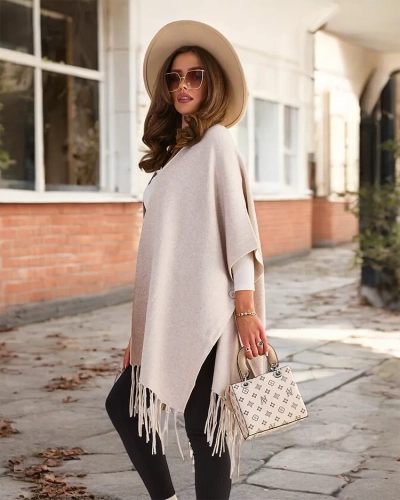 Женское пончо Royalfashion
