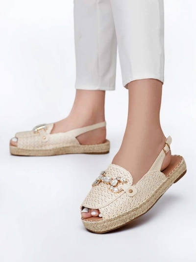 "Royalfashion" Moteriškos espadrilės atvirais pirštais