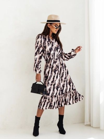 Женское миди-платье Royalfashion с принтом