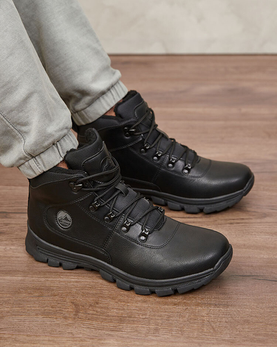 "Royalfashion" Juodos spalvos vyriški "Kopixxa" traperiai