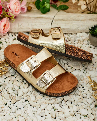 Royalfashion Женские шлепанцы на плоской подошве Rill