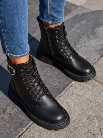 Royalfashion Ekologiškos odinės moteriškos kelnaitės Enoll