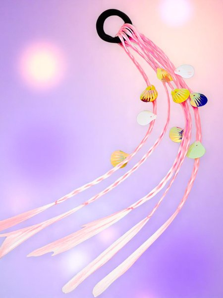 Royalfashion Įsegamos kasytės su kriauklelėmis ant elastinės juostelės