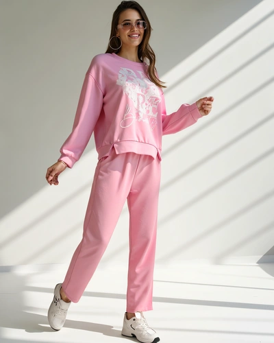 Royalfashion moterų viskozės komplektas su raštu