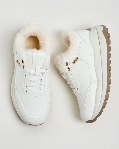 "Royalfashion Women's Ruffi Insulated Sneakers"