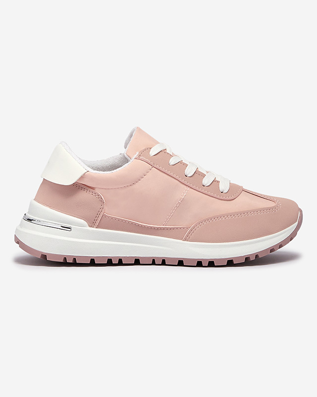 Женские розовые спортивные туфли на шнуровке Sweri - Обувь