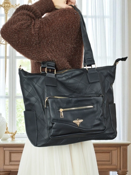 Женская сумка-шоппер Marvaya из экокожи, стеганая