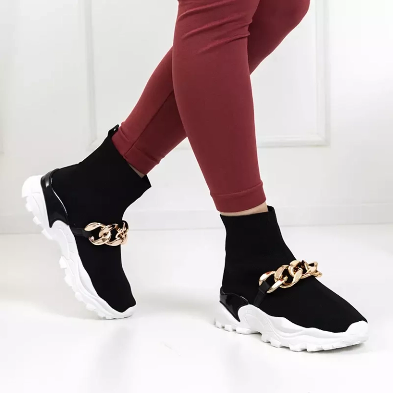 OUTLET Женские черные кроссовки Lucre - Обувь