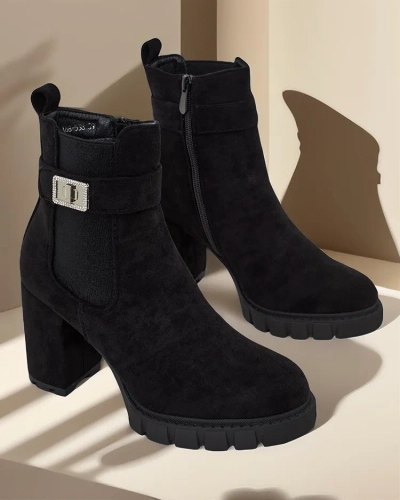 Royalfashion Moteriški batų kulno batai Effo