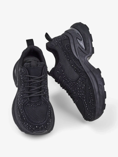 Женские спортивные кроссовки Royalfashion с стразами Bloss