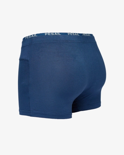 Royalfashion Синие мужские боксеры из вискозы