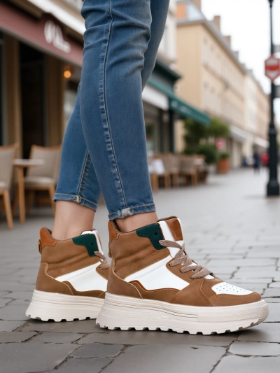 Royalfashion Высокие женские кроссовки Geeky