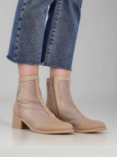 Royalfashion Женские открытые сапоги на низком каблуке Rowices