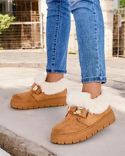 Royalfashion Moteriški trumpi batai a'la sniego batai Dobis