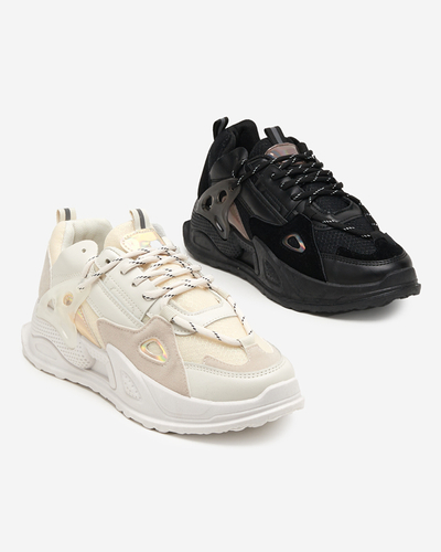 Smėlio spalvos moteriški sportiniai sportbačiai Stratta - Avalynė