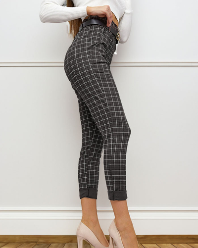 Royalfashion Женские клетчатые брюки