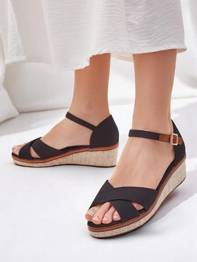 Royalfashion Women's Terrific Open Toe Wedge Sandals