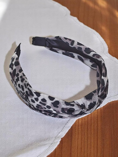 Royalfashion plaukų lankelis su leopardinio rašto stiliumi Lea