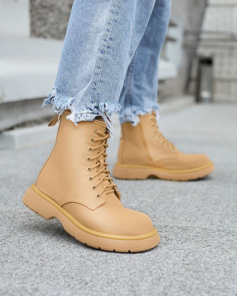 "Royalfashion" Matiniai šviesiai rudi "Kucillo" moteriški batai