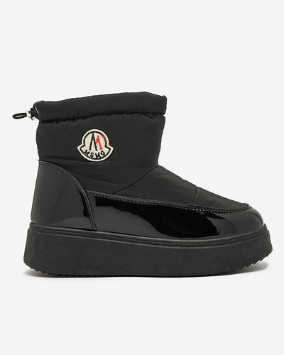 "Royalfashion" Juodos spalvos moteriški sniego batai "Ademra"