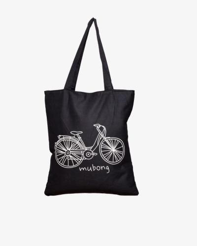 Royalfashion Материальная сумка с белым принтом