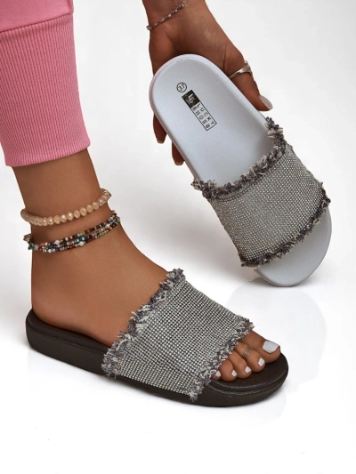 Royalfashion Women's SparkleWalk Flat Slides