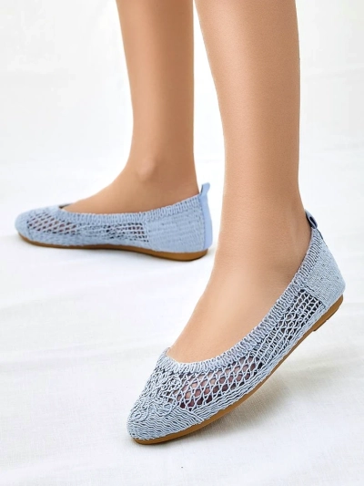 Женские перфорированные балетки Royalfashion Annete
