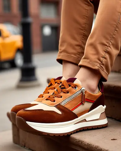 Royalfashion moteriški sportiniai bateliai su paslėptu kulniuku Bessase