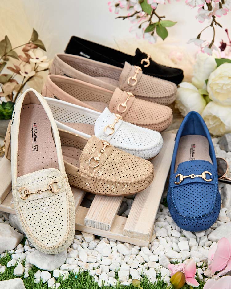 Royalfashion Moteriški ažūriniai mokasinai Mill