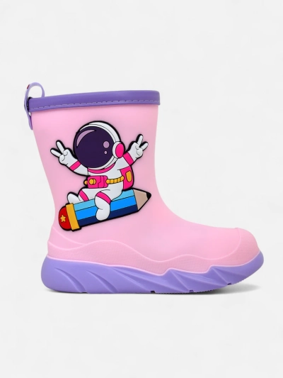 Royalfashion vaikų lietaus batai su astronautu „Cosmos“