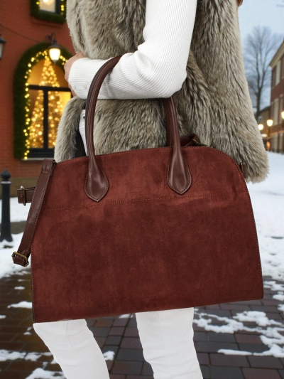 Женская сумка-шоппер Dorelle из эко-замши