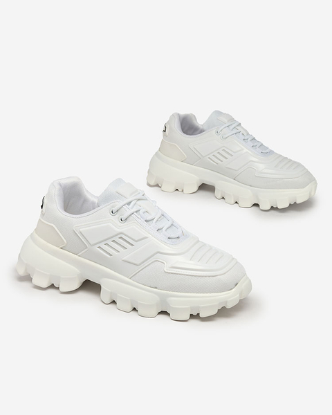 Royalfashion Balti medžiaginiai sportiniai bateliai vyrams Lamkim