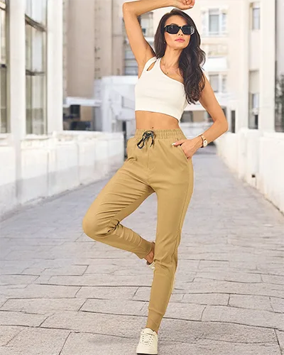 "Royalfashion" Moteriškos tiesios medžiaginės kelnės