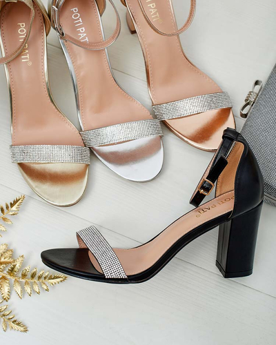 Royalfashion Moteriški sandalai su cirkoniais Cemilces