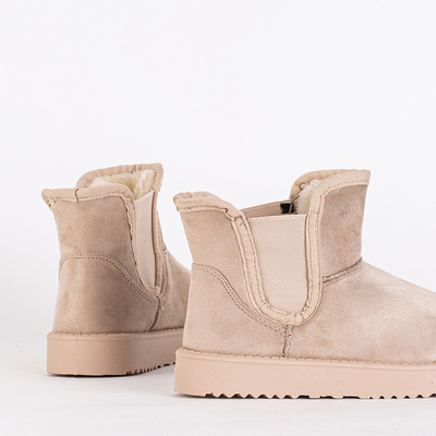 Бежевые женские зимние ботинки Gavi