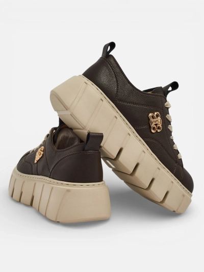 Спортивные женские кроссовки из натуральной кожи Taures