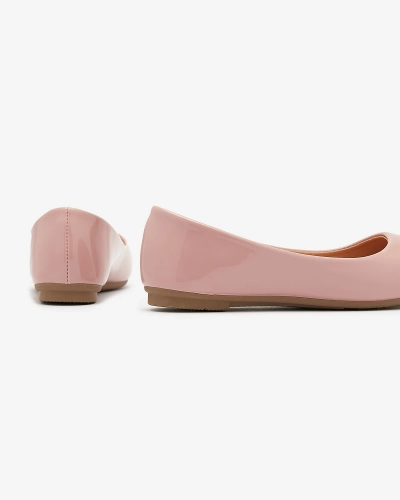 Pink Moteriški lakuoti balerinai "Fama" - Avalynė