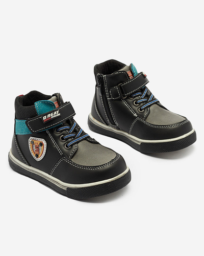 Juodi berniukų batai Wiasio- Avalynė