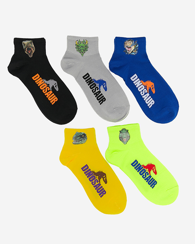 Мужские цветные короткие носки, 5 шт./уп. - Нижнее белье