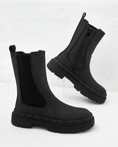 Royalfashion Классические женские матовые сапоги Terrip