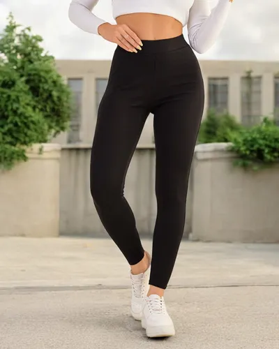 Royalfashion Medvilninės moteriškos tamprės su cirkonais