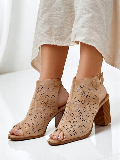 Royalfashion женские сандалии на блок‑каблуке с вырезами Abetle