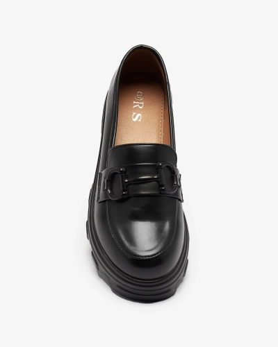 Черные женские повседневные мокасины на сплошной подошве Zeleri - Обувь