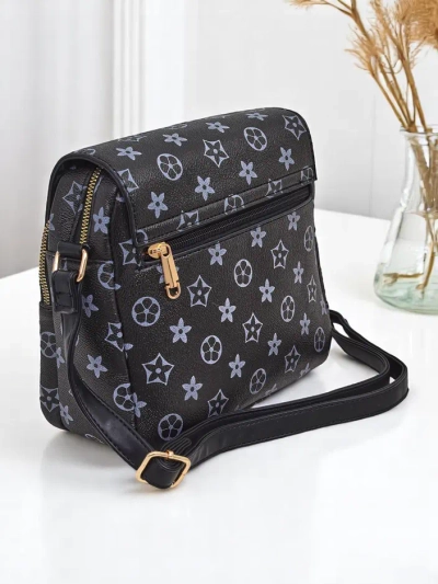 Royalfashion Square эко-кожаная сумка с принтом